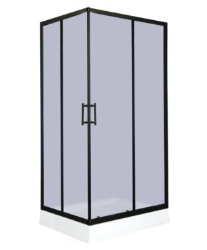 Kabina Prysznicowa Savana Juna Black 100x70cm