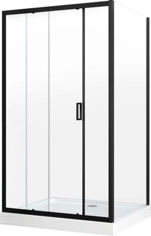Kabina Prysznicowa Liveno Doris Black XL 120x80cm