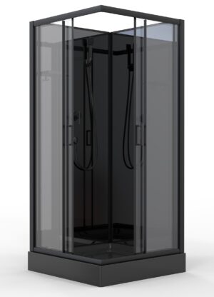 Kabina Prysznicowa Savana Wally Black 90x90cm